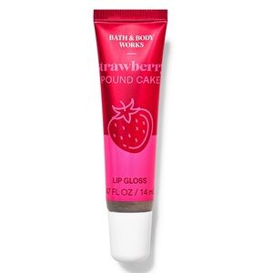 🍓 BBW Strawberry Pound Cake Lip Gloss NEW